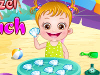 Baby Hazel At Beach