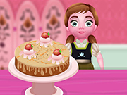 Frozen Anna Carrot and Mango Cake - ColorGirlGames.com
