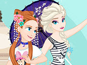 Frozen Sisters Asia Travel - ColorGirlGames.com