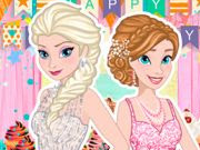 Frozen Sisters Birthday Party - ColorGirlGames.com