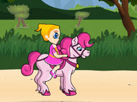Girl Riding the Pony