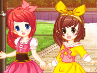 Princess Sisters Dress Up