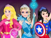 Princess Superteam - ColorGirlGames.com