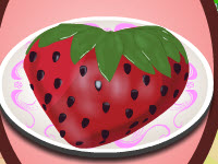 Strawberry Cake Cooking